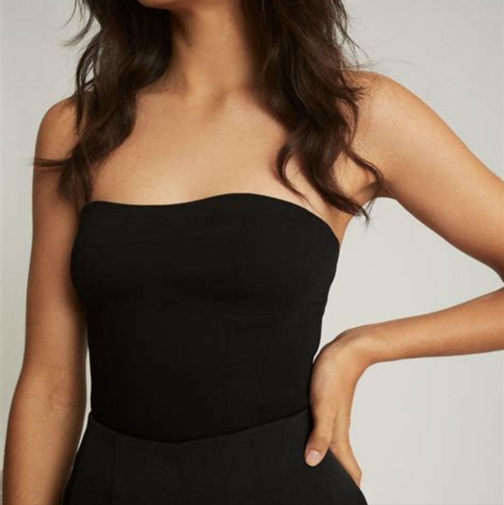 Reiss Strapless Bustier Style Top